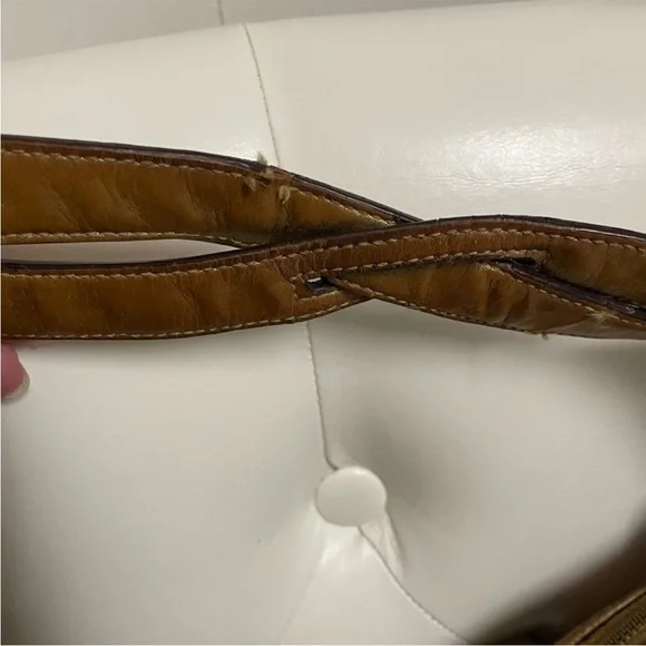 Coach Canvas Hobo Bag in Brown and Tan - Picture 7 of 9